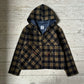 Plaid Fleece Zip Up Jacket (~S~)