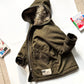 Spring 2000 Faux Fur  Face Full Zip Parka Jacket (~M~)