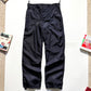 Early 2000s Shimmering Navy Contrast Stitch Tech Pants (30~32)