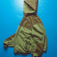 Panelled Cotton Green  Brown Zip Up Hoody (~M~)