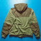 Panelled Cotton Green  Brown Zip Up Hoody (~M~)