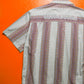 Early 2000s Striped Polka / Halftone / Bokeh Effect Shirt  (~L~)