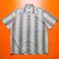 Early 2000s Striped Polka / Halftone / Bokeh Effect Shirt  (~L~)