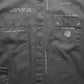 2005 Caption Annotated Print Detail Grey Over Shirt (~L~)
