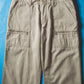 Cream Utility Panelled Multi-Pocket Pants (~32)