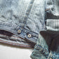 Marithe Francois Girbaud  M+FG Butterfly Striped Denim Jacket (~M~)