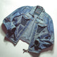 Marithe Francois Girbaud  M+FG Butterfly Striped Denim Jacket (~M~)