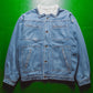 Sport 90s Fleece Lined / Boa Denim Jacket (~XL~)