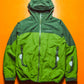 Two-tone Green Thinsulate Lightly Padded Jacket (~L~)