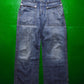 Early 2000s Patch Panelled Pocket Jeans (34)