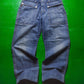 Early 2000s Patch Panelled Pocket Jeans (34)