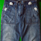 Early 2000s Patch Panelled Pocket Jeans (34)