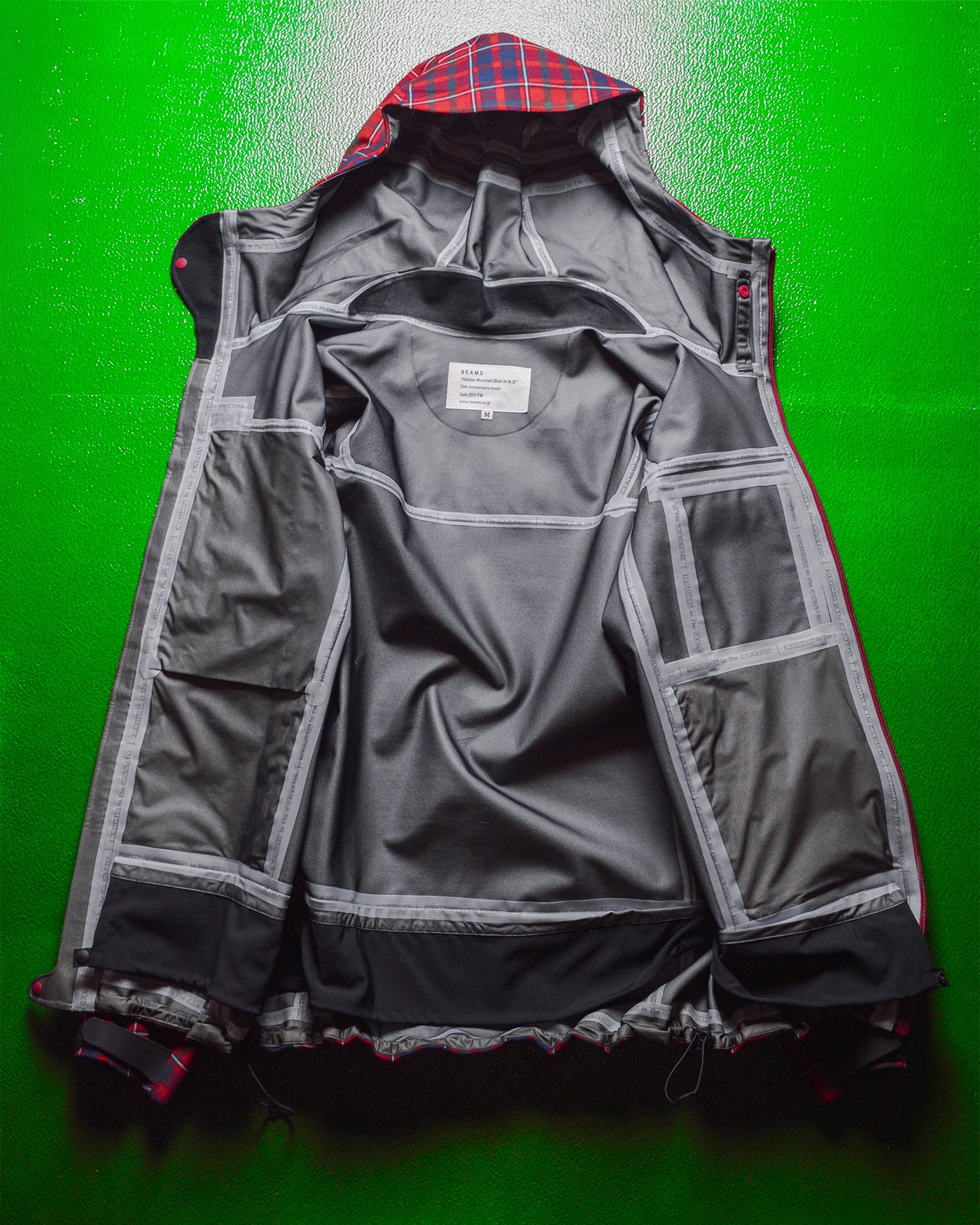 35th Anniversary F/W11 Plaid Taped Seam Technical Jacket (M~L)