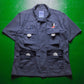 1999 Boxy Navy Ripstop Cargo Shirt (~L~)