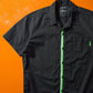 2002 Striped Lapel Detail Shirt  (S~M)