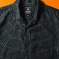 Black 2004 Spider / Cob Web Print Shirt  (M~L)