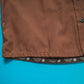 Early 2000s Brown / Orange Strip Panelled Boxy Shirt (M)