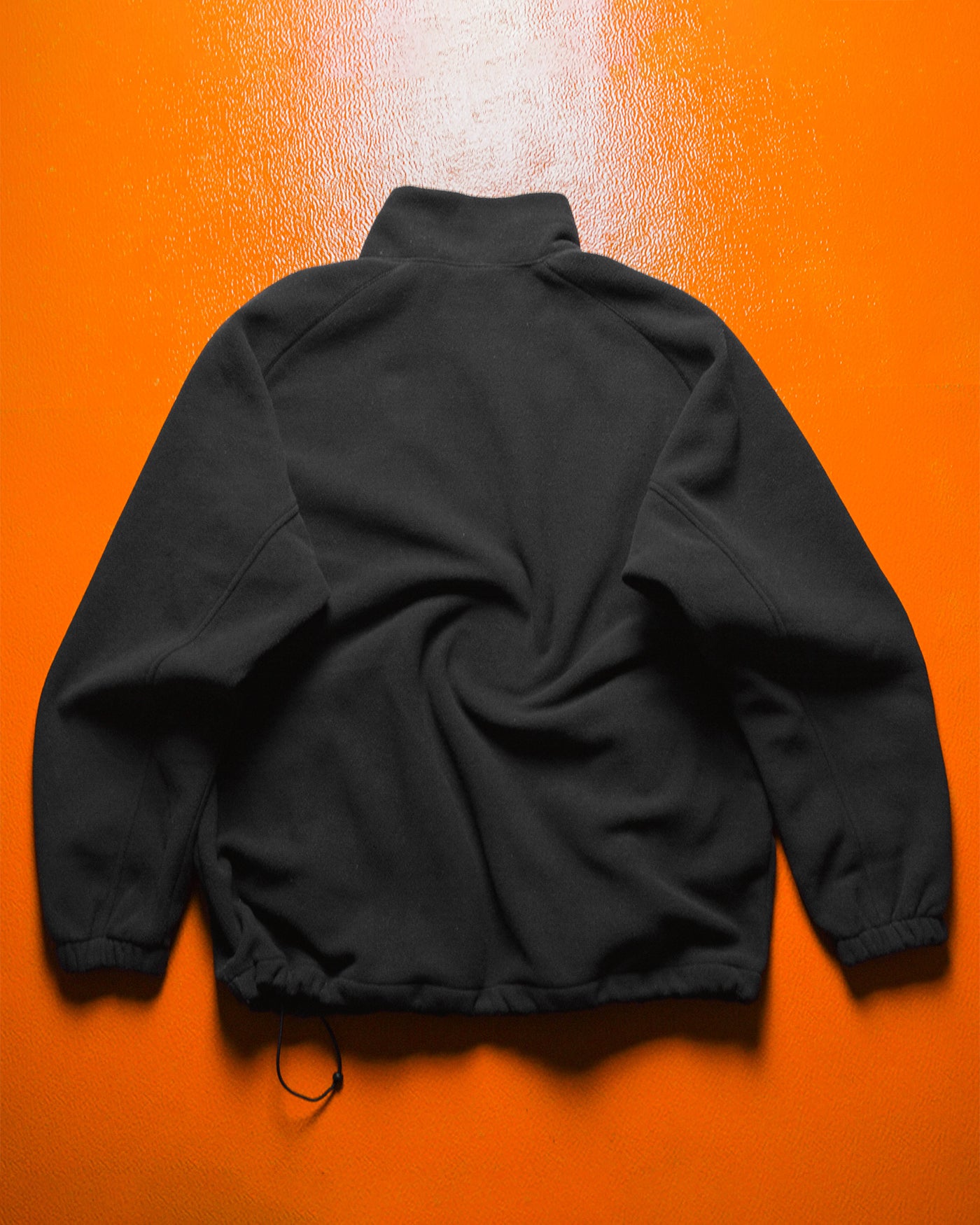 Fall 2000 Tonal Black Quarter Zip Fleece Pullover (M~L)