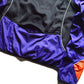 Fall 2001 Detachable Sleeve Black / Purple / Orange Asymmetrical Curved Zip Track Jacket (M)