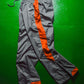 Fall 2001 Striped Grey Orange Tracksuit Bottoms / Pants ()