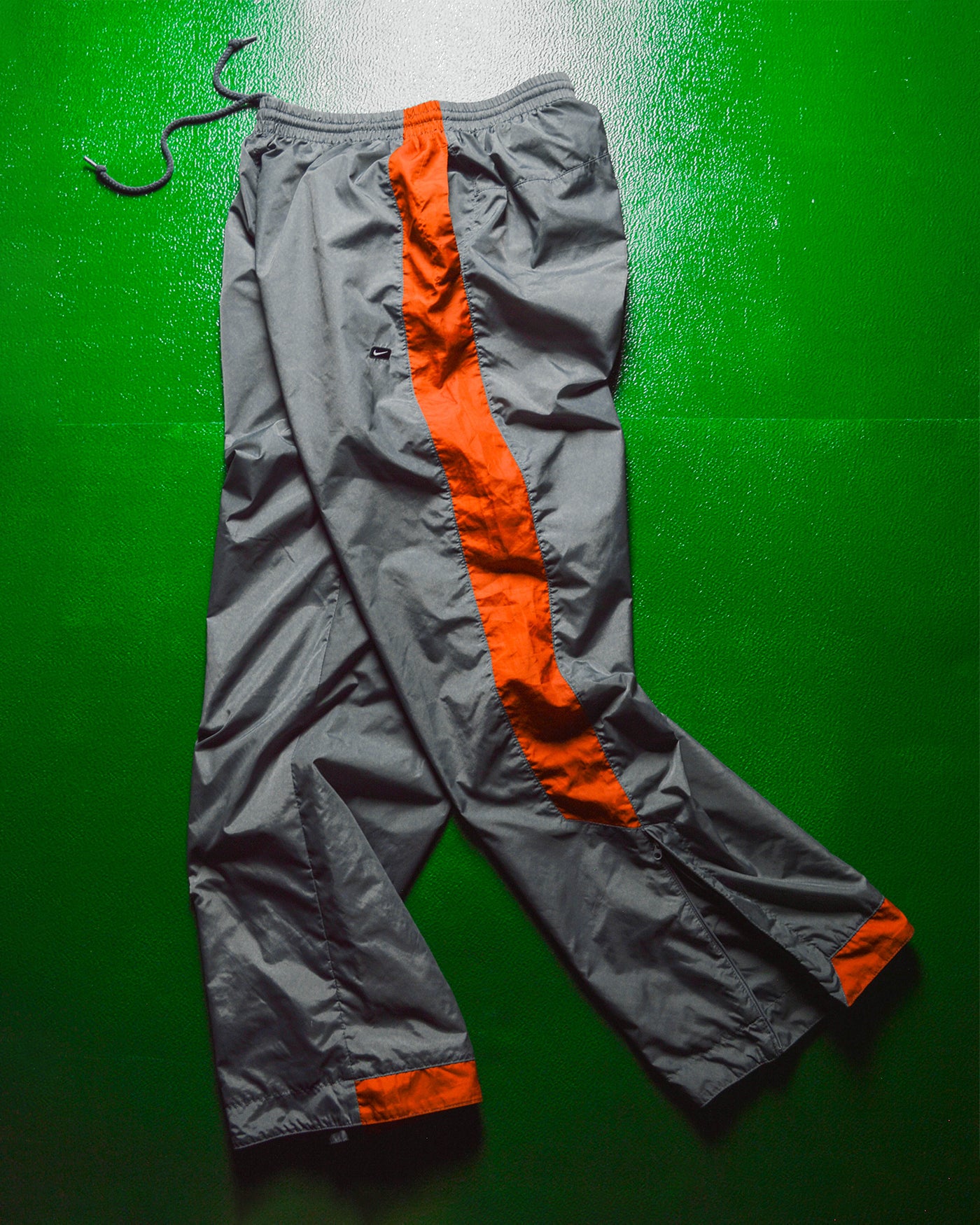 Fall 2001 Striped Grey Orange Tracksuit Bottoms / Pants ()