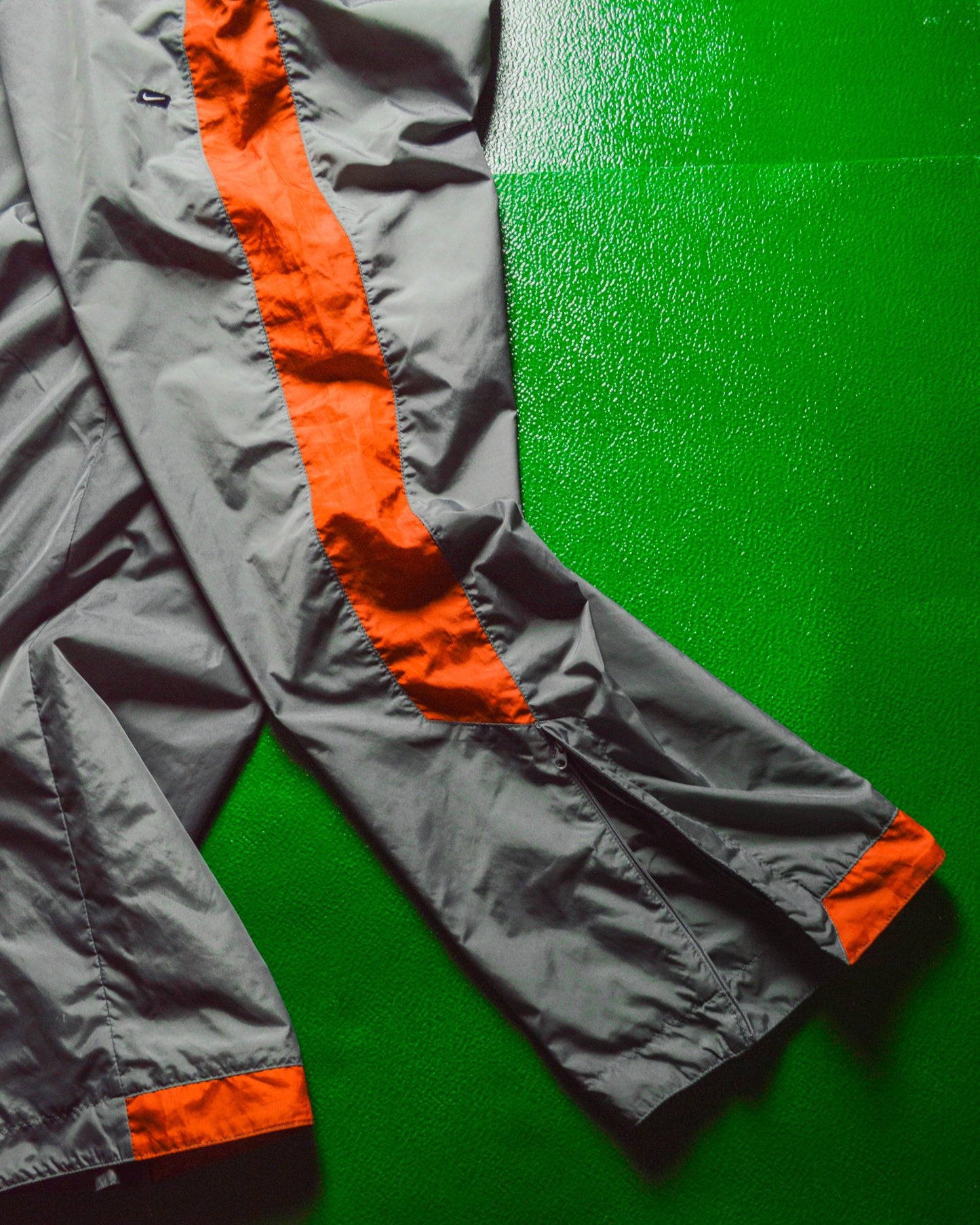 Fall 2001 Striped Grey Orange Tracksuit Bottoms / Pants ()