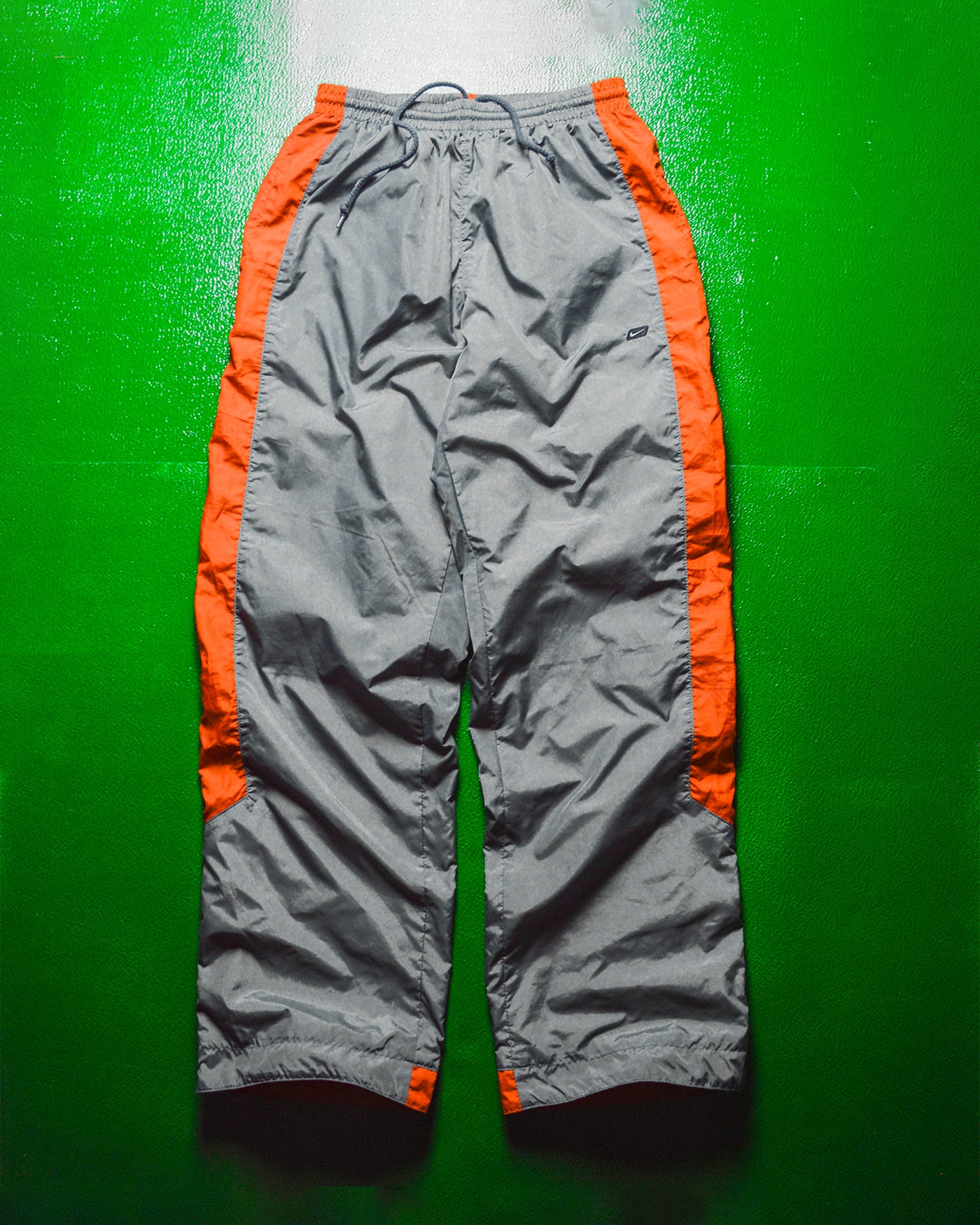 Fall 2001 Striped Grey Orange Tracksuit Bottoms / Pants ()