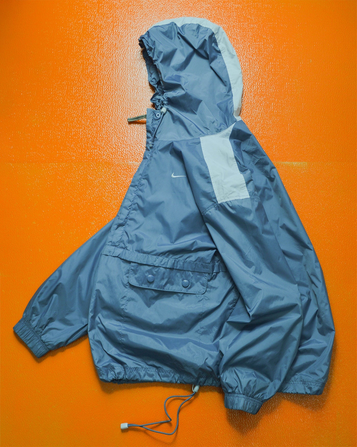 SS01 Steel Blue Pullover Quarter Zip Jacket (M~L)