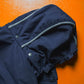 Early 2000s Navy Branded Piping Asymmetrical Fleece Lined D-ring Jacket (L)