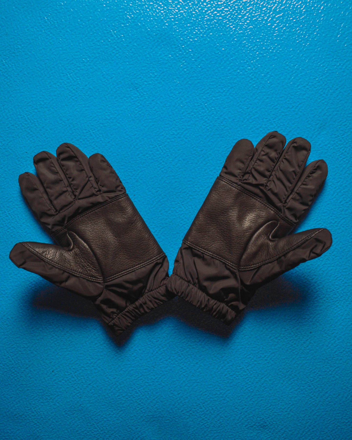 Leather Panelled Lined Ski Gloves (6.5)