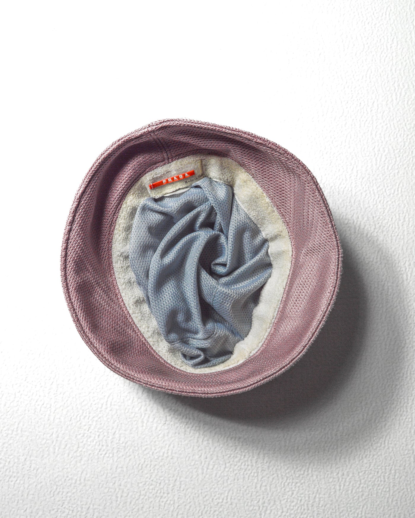 Prada Sport SS00 Mesh Dusty Pink Bucket Hat (S~M) –