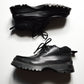 Vintage Black Leather Low Hiking Boots  Shoes (10)