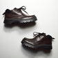 Vintage Brown Leather Low Hiking Boots  Shoes (11)