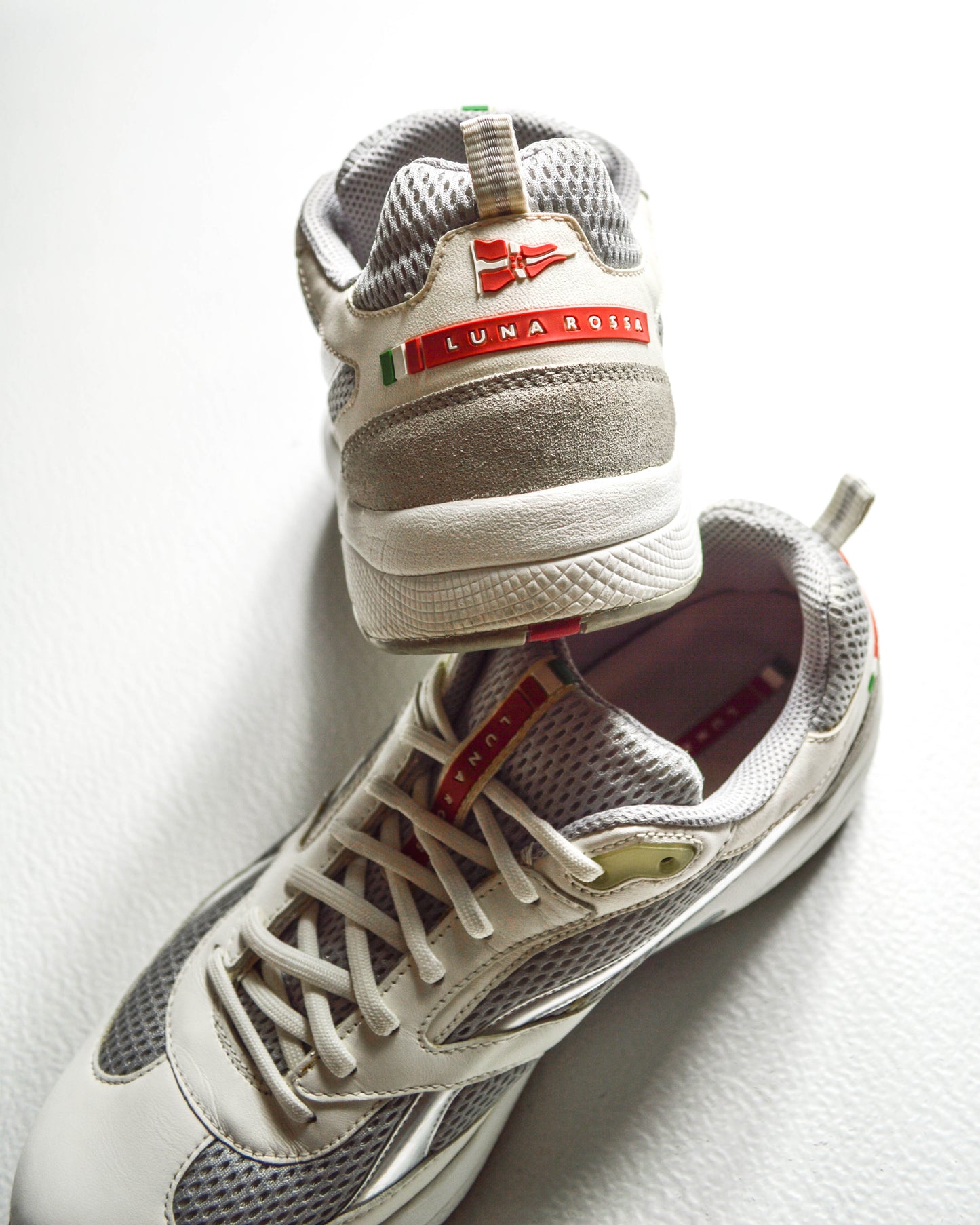 Luna Rossa Sailing White / Silver Sneakers  Shoes (7)