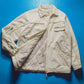 Waffle Textured White  Cream Work Jacket(~L~)