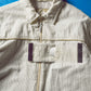 Waffle Textured White  Cream Work Jacket(~L~)