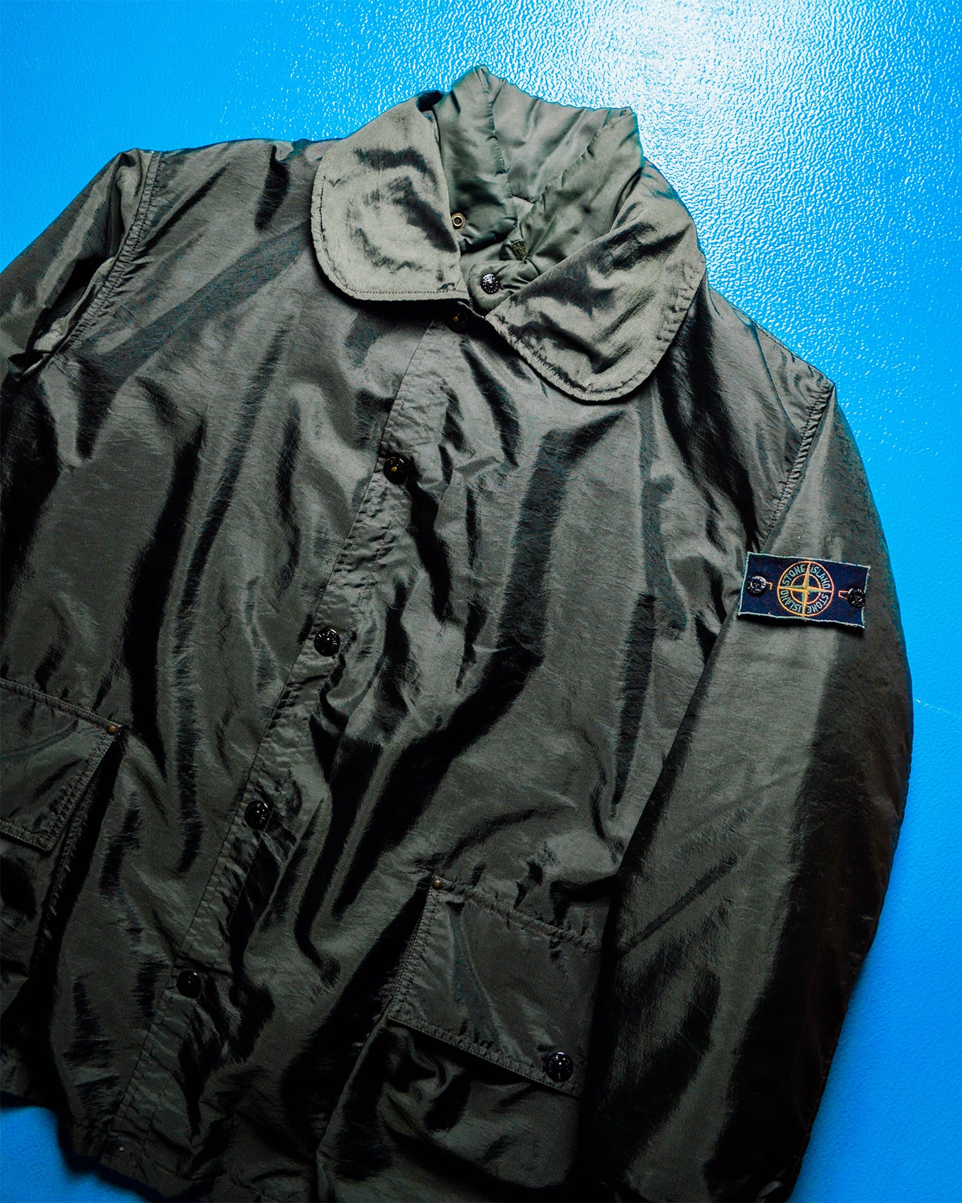 AW1995 Formula Steel Shimmer Black Jacket with Liner (L~XL)