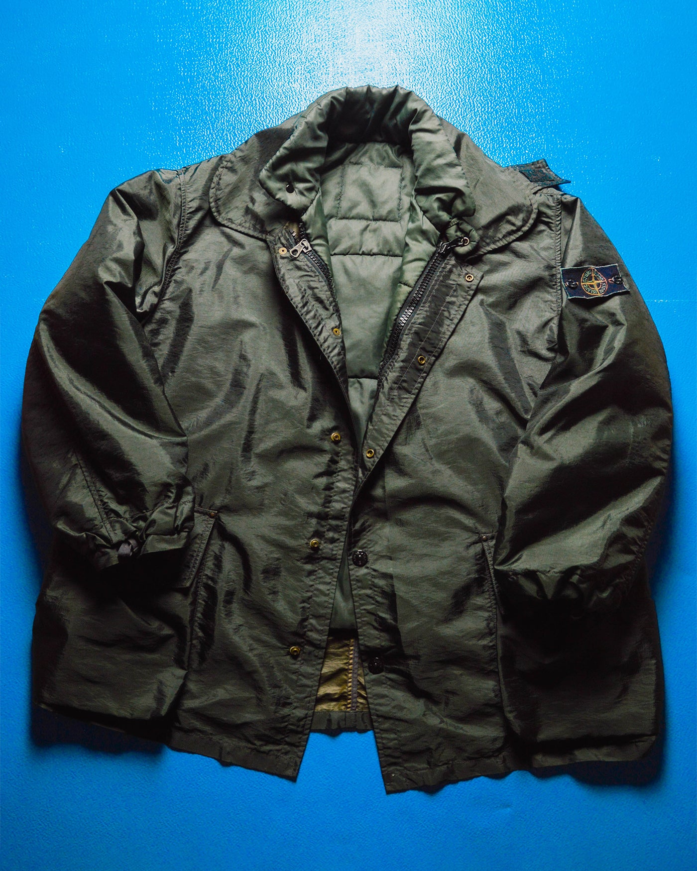 AW1995 Formula Steel Shimmer Black Jacket with Liner (L~XL)