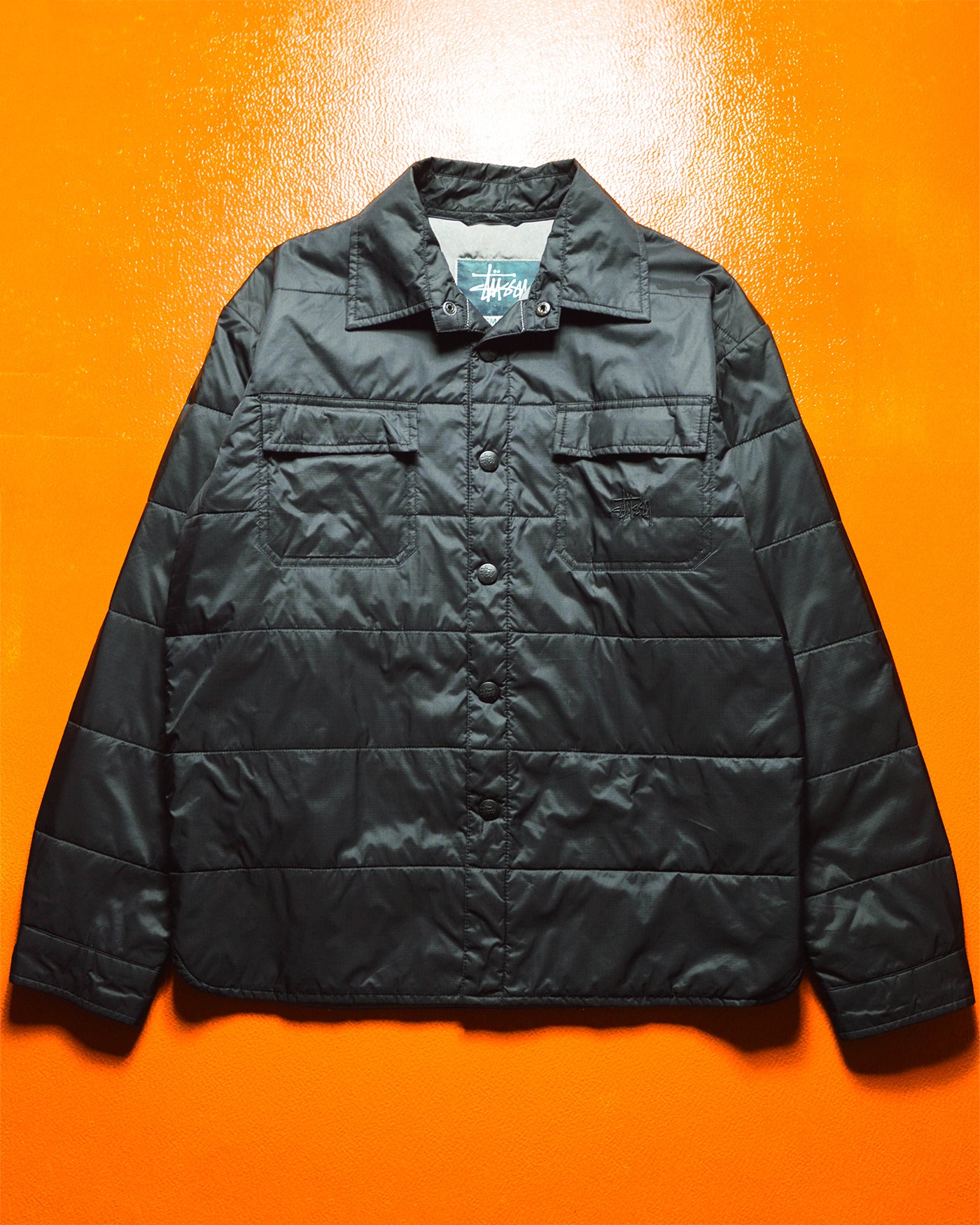 Black Tonal Logo Padded Work Jacket (M~L)