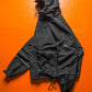 Late 90s Black Ripstop Embroidered Sleeve Logo Windbreaker Jacket (M~L)