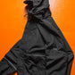 Late 90s Black Ripstop Embroidered Sleeve Logo Windbreaker Jacket (M~L)