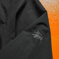 Late 90s Black Ripstop Embroidered Sleeve Logo Windbreaker Jacket (M~L)