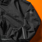 Late 90s Black Ripstop Embroidered Sleeve Logo Windbreaker Jacket (M~L)