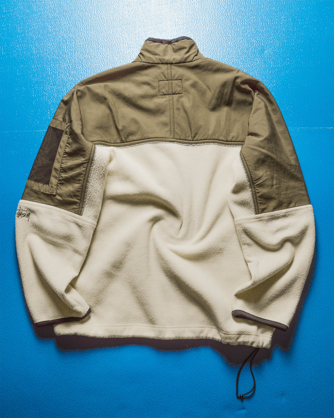 1999 Cream Olive Panelled Fleece (~M~)