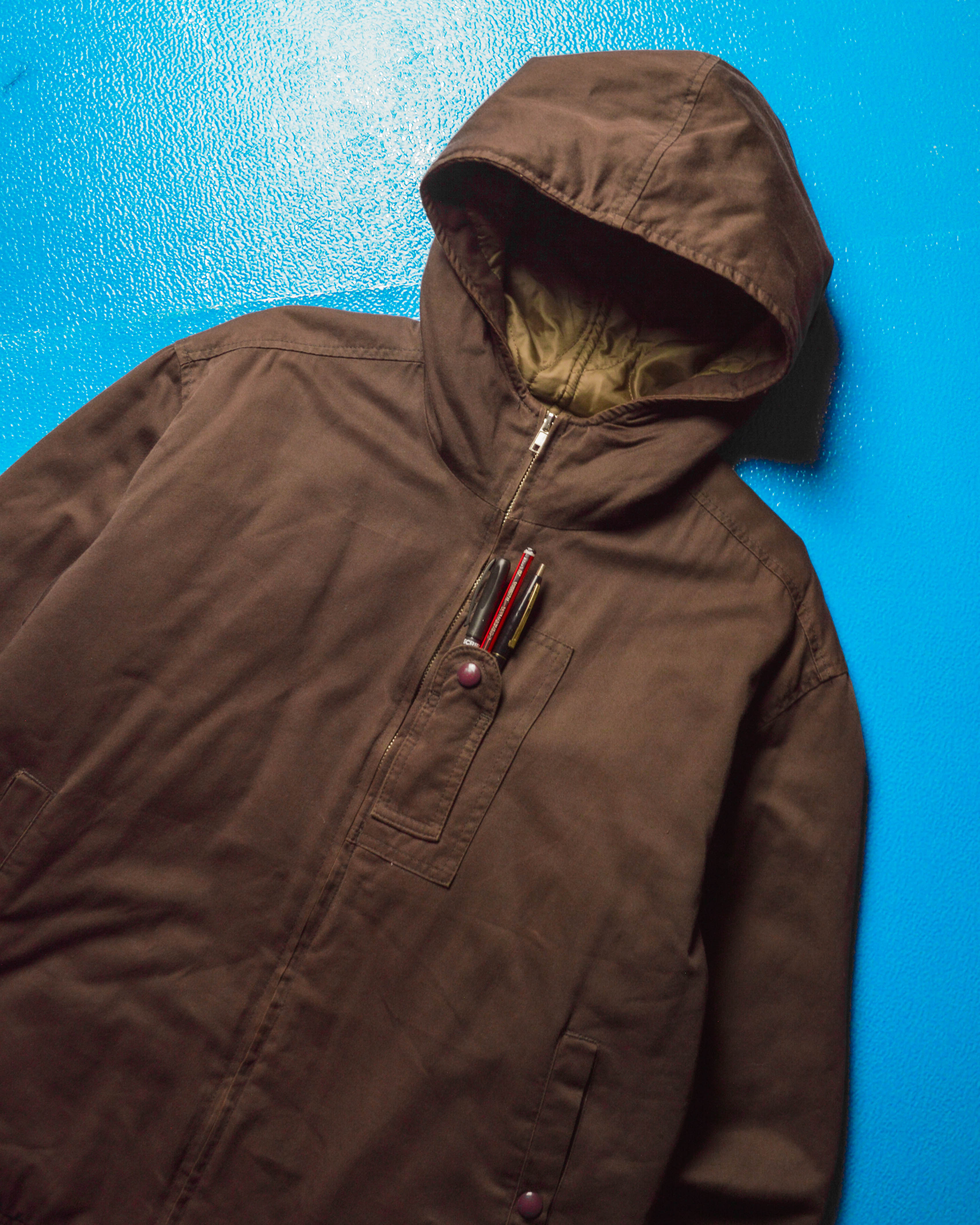 Stussy Vintage Early 2000s Deep Brown Canvas Onion Quilted Work