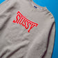 Early 2000s Lonsdale Logo Flip Grey  Red Jumper (XL)
