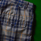 Early 2000s Plaid / Check Mesh Ventilation Shorts  (32~34)