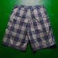 Early 2000s Plaid / Check Mesh Ventilation Shorts  (32~34)