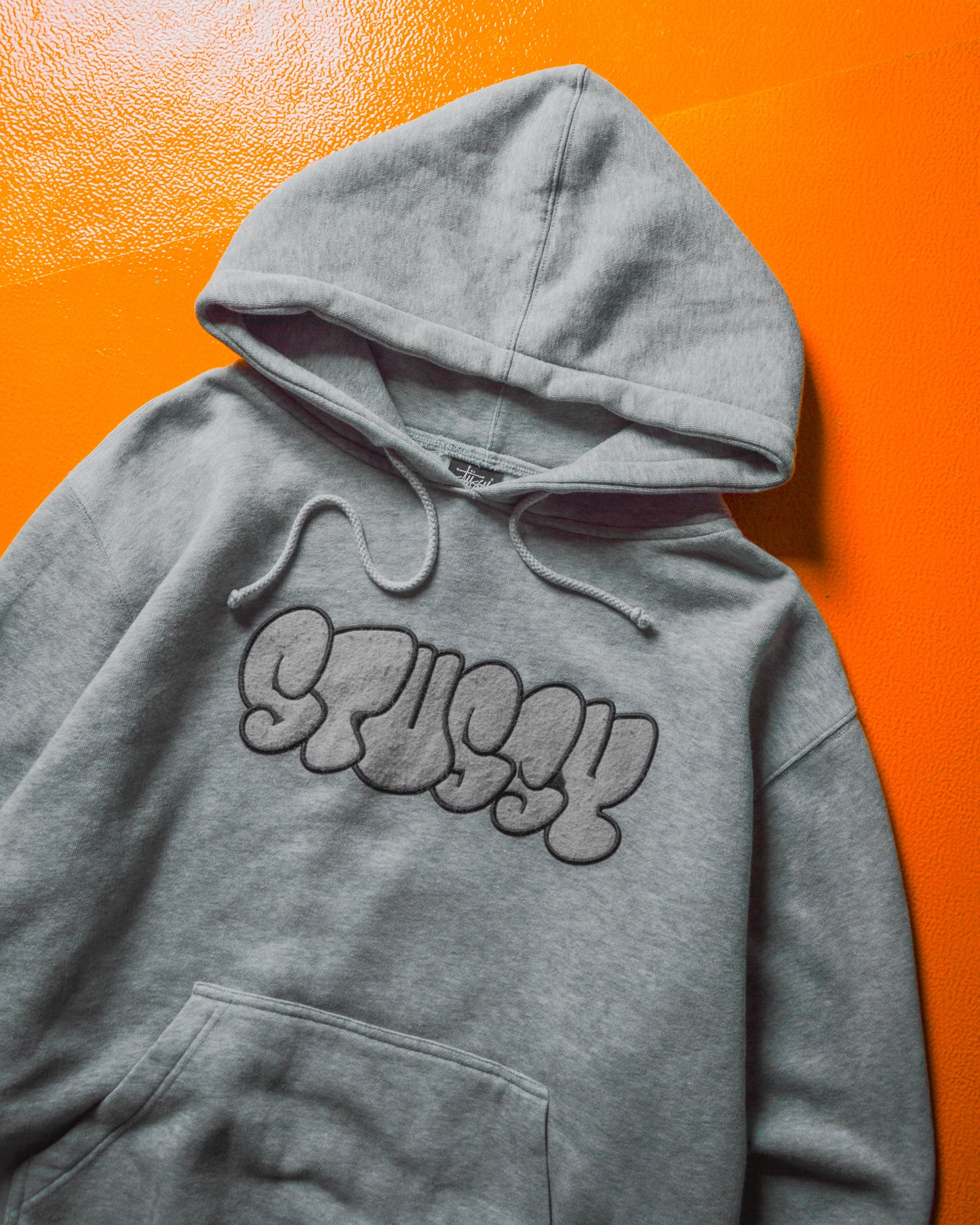 Mid 2000s Graffiti Logo Applique Hoody (M)