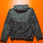 Muted Green  Grey Panelled Zip Up Fleece Hoody (~M~)